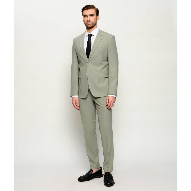 HUGO Vlněný oblek Arti-Hesten253X | Extra slim fit