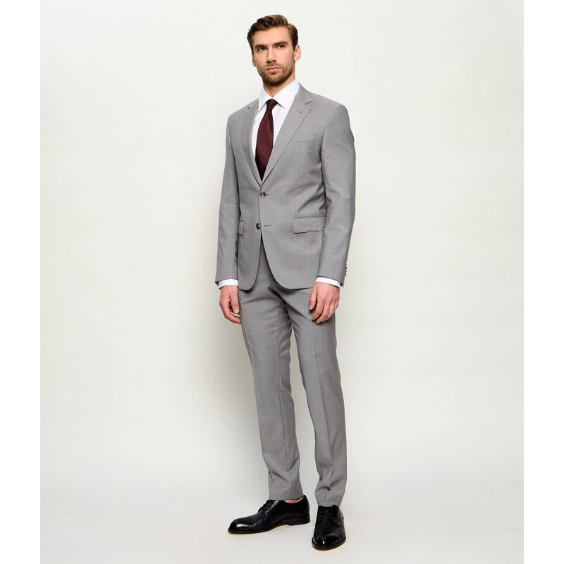 BOSS BLACK Vlněný oblek H-Huge-2Pcs-253 | Slim Fit