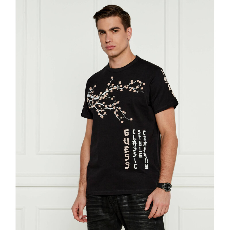 GUESS Tričko JAPANESE TREE | Regular Fit