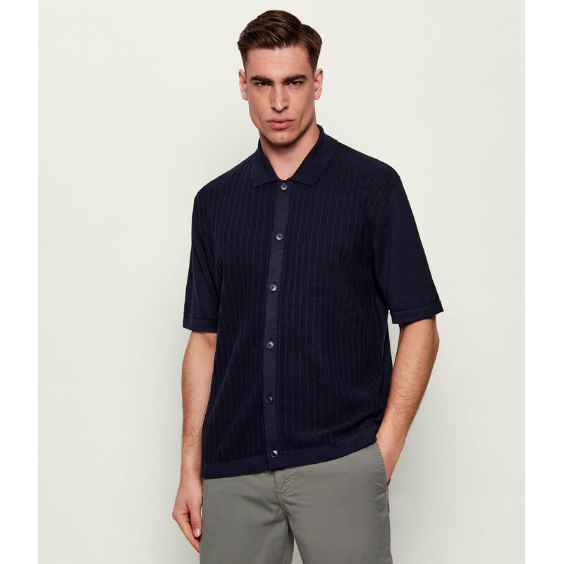 BOSS ORANGE Lněná košile Amicino | regular fit