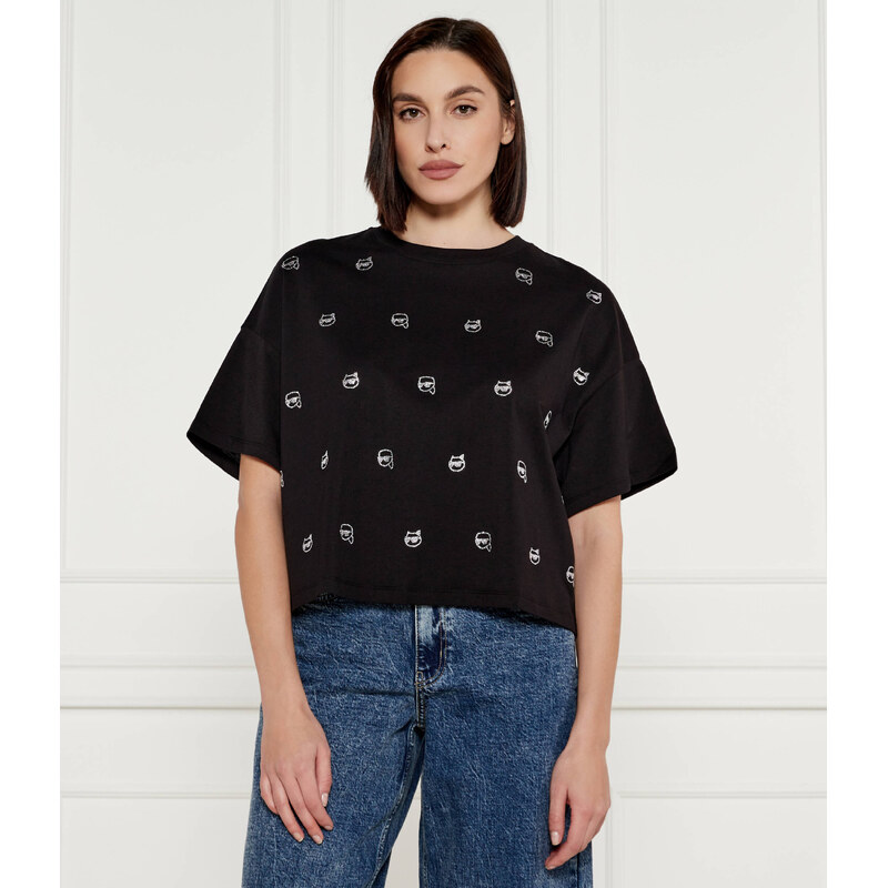 Karl Lagerfeld Tričko ikonik 2.0 rs | Loose fit