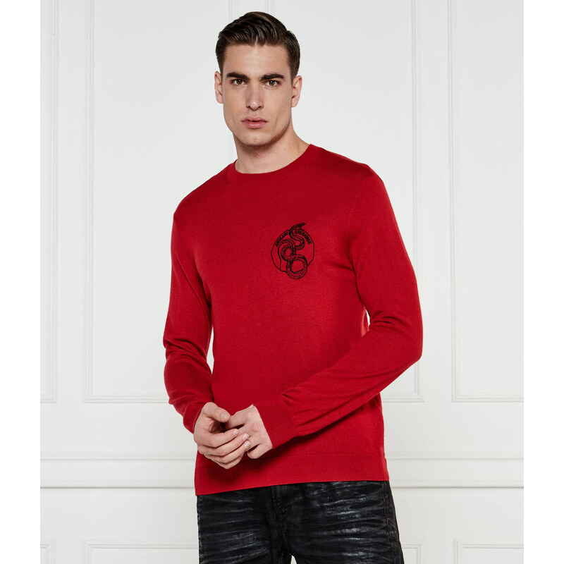 Armani Exchange Svetr | Regular Fit | s příměsí vlny