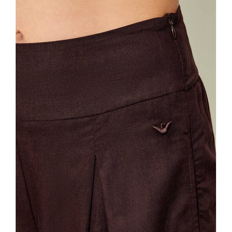 Emporio Armani Kalhoty | Loose fit přidáním lnu