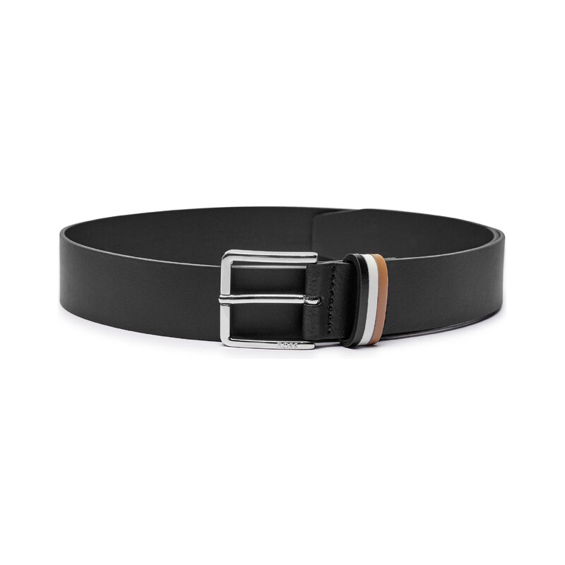 BOSS BLACK Kůžoný opasek Ther-loop_Sz35