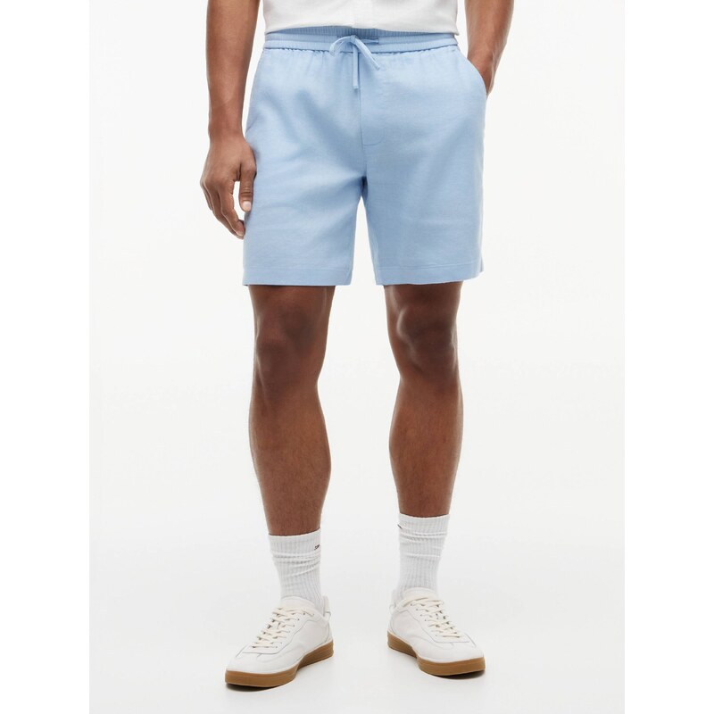 Tommy Hilfiger Lněné šortky chino DOVER | regular fit