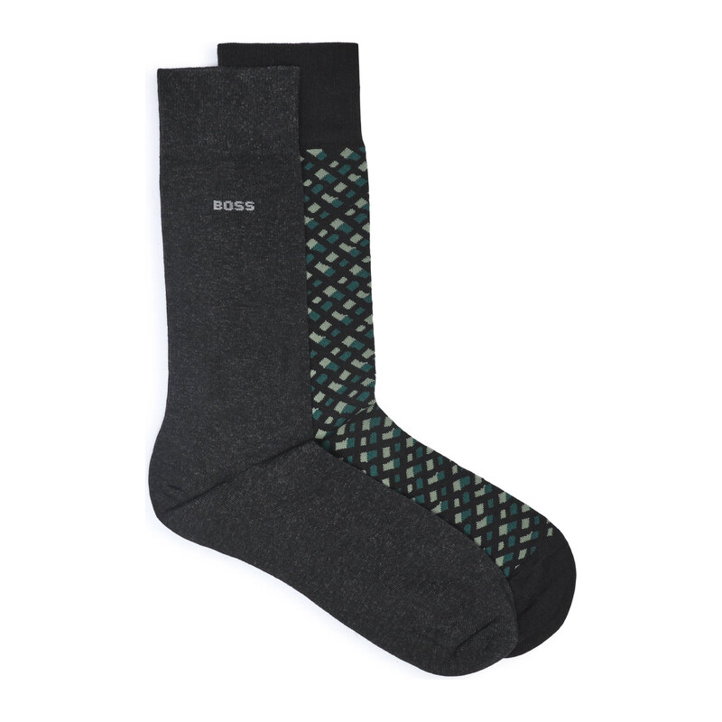 BOSS BLACK Ponožky 2-pack Monogram CC