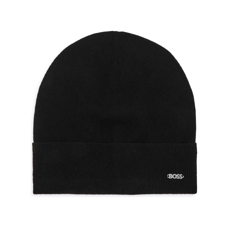 BOSS BLACK Vlněná čepice Lari | s příměsí kašmíru