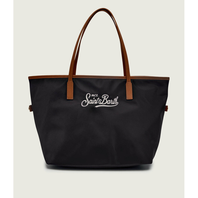 ST.Barth Kabelka shopper CITY s přídavkem kůže