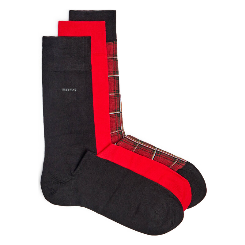 BOSS BLACK Ponožky 3-pack 3P Giftset Winter CC