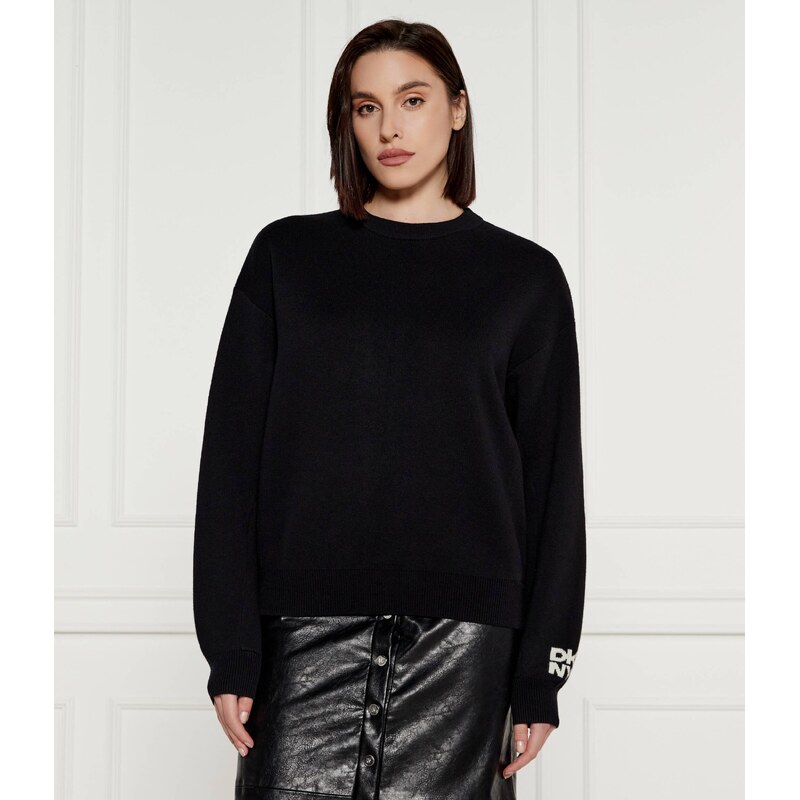 DKNY Vlněný svetr | Loose fit