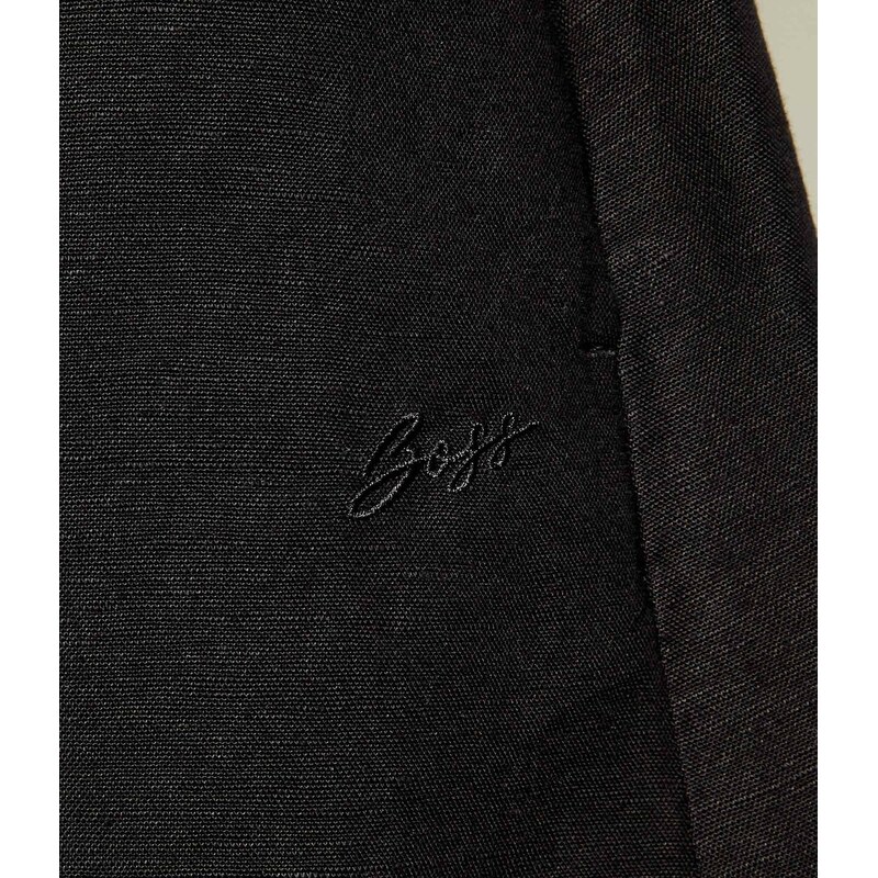 BOSS ORANGE Lněné šortky C_Tallan | Relaxed fit