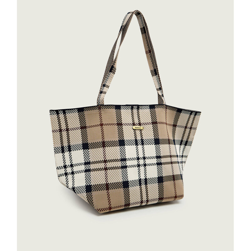 Barbour Kabelka shopper + váček Layla Tartan
