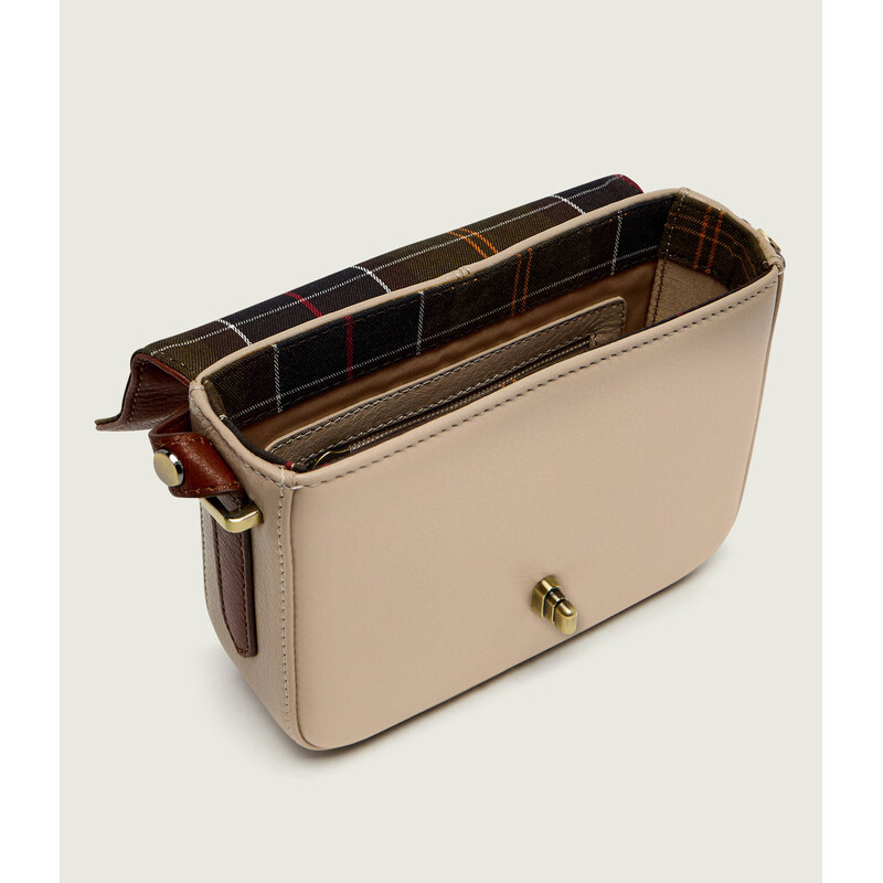 Barbour Kožená crossbody kabelka Mini Rosa