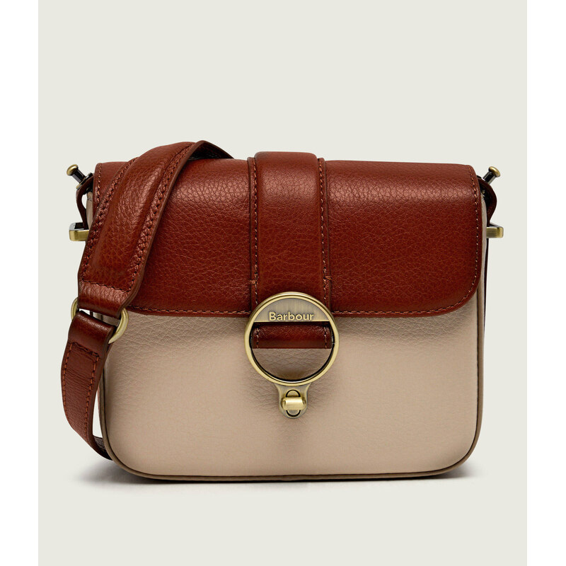Barbour Kožená crossbody kabelka Mini Rosa