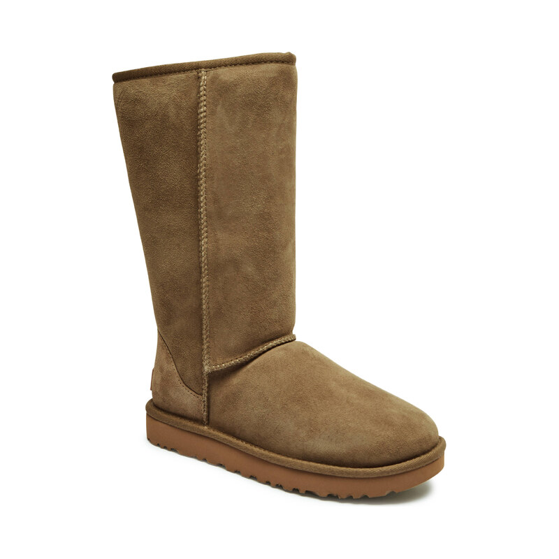 UGG Kožené sněhule CLASSIC TALL II | s příměsí vlny 101676540