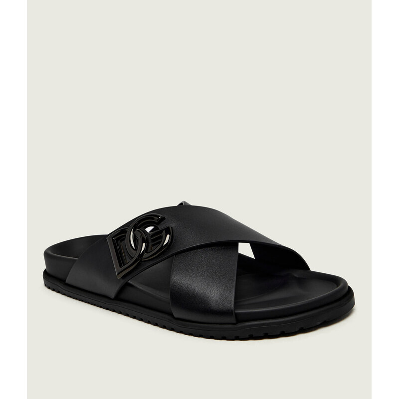 Dolce & Gabbana Kožené pantofle
