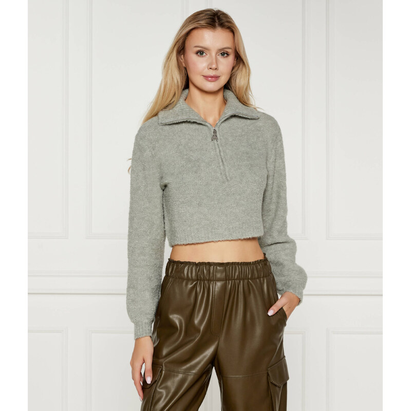 Patrizia Pepe Svetr | Cropped Fit | s příměsí vlny 101212383