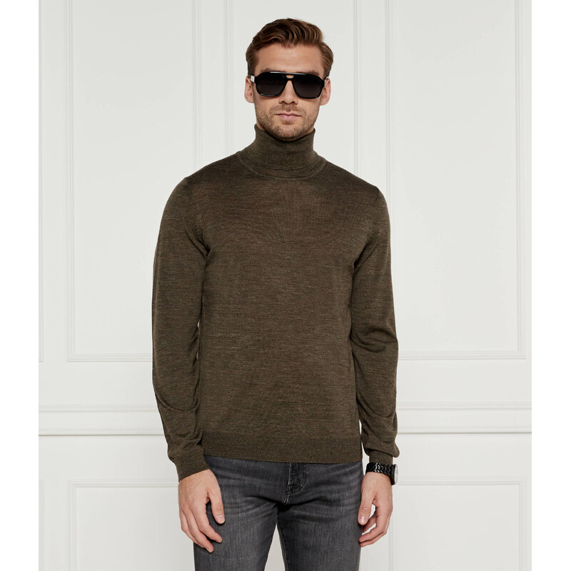 BOSS BLACK Vlněný Musso-P | Slim Fit