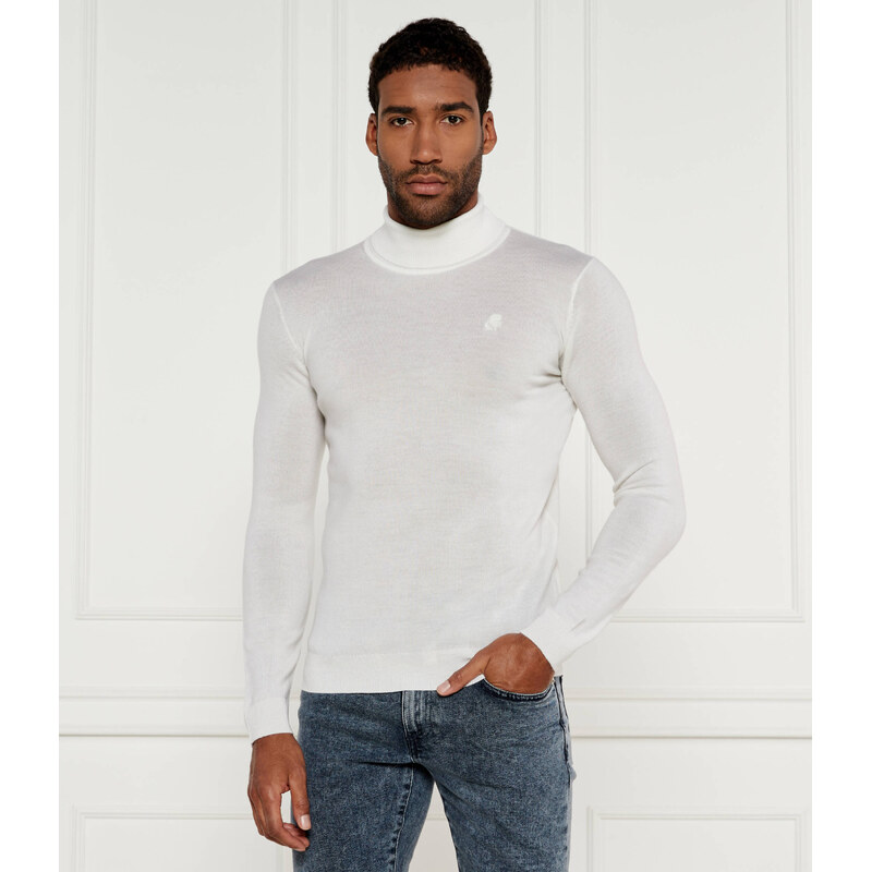 Karl Lagerfeld Vlněný rolák | Slim Fit