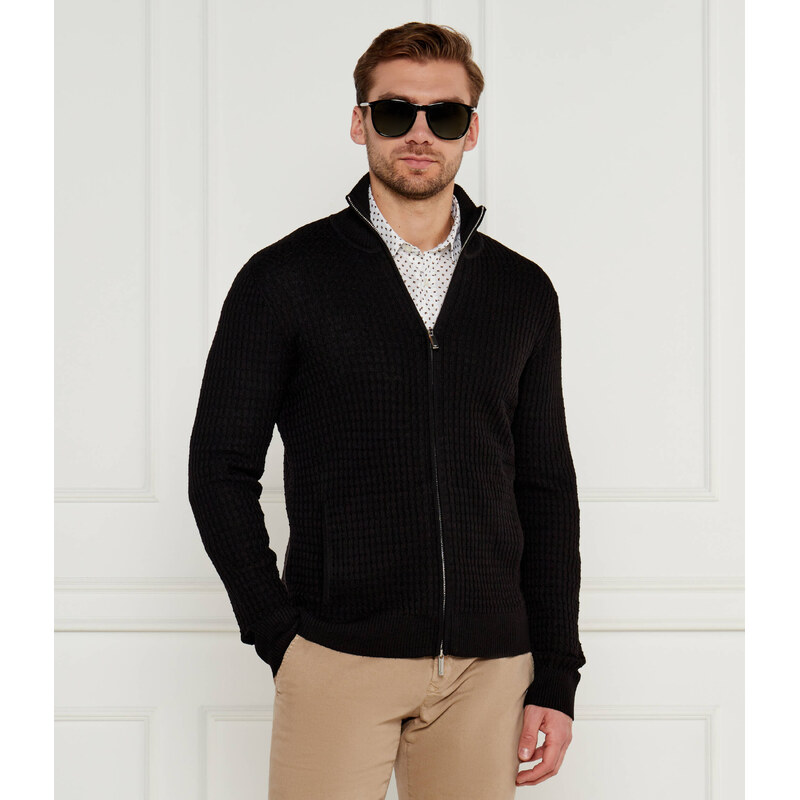 Emporio Armani Kardigan | Regular Fit | s příměsí vlny
