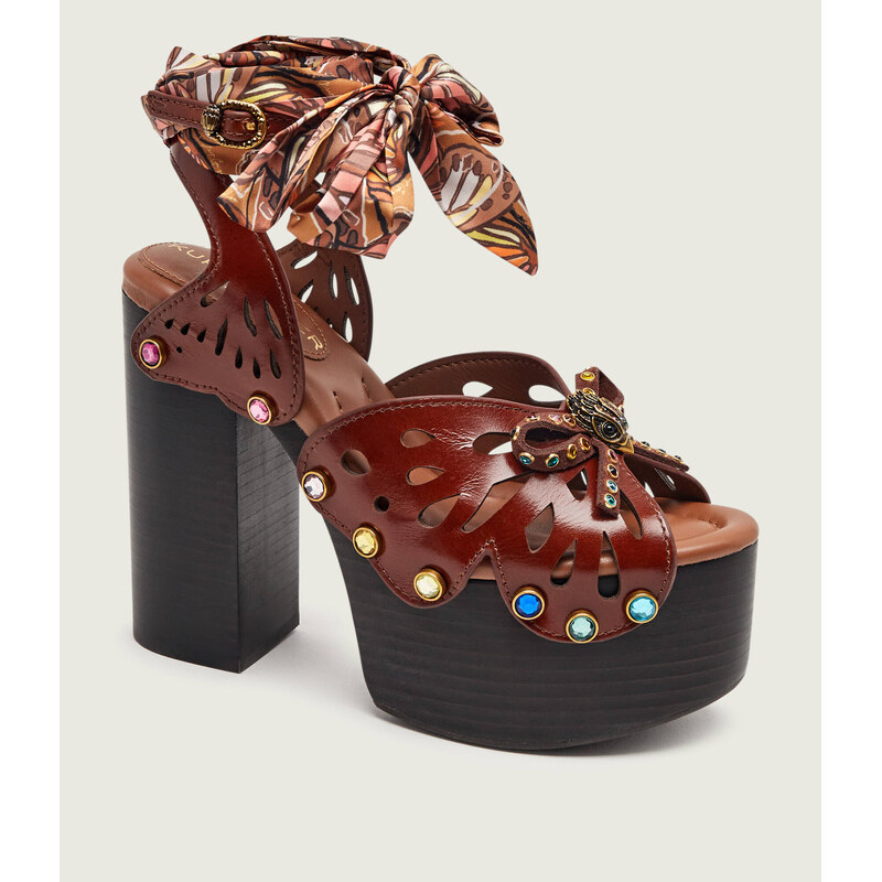 Kurt Geiger Sandály na klínku BUTTERFLY