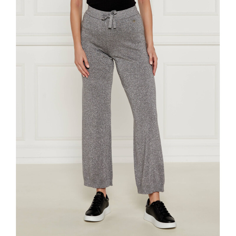 Joop! Vlněné úpletové kalhoty 58 | flare fit 101013964