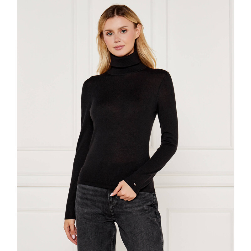 Tommy Hilfiger Vlněný rolák | Slim Fit 101014148