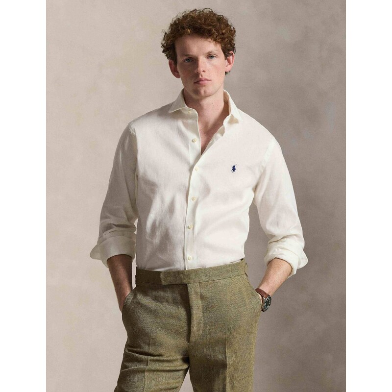 POLO RALPH LAUREN Lněná košile | Custom fit