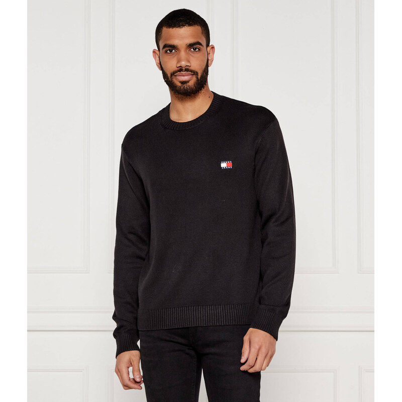 Tommy Jeans Svetr | Regular Fit | s příměsí vlny