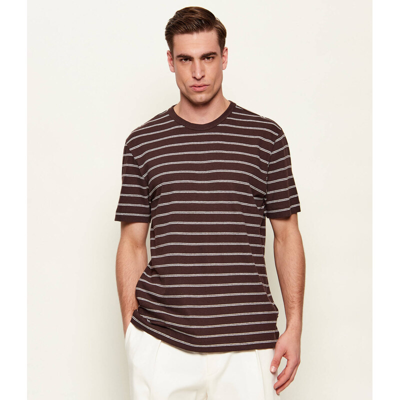 BOSS BLACK Tričko H-Taut 235 | regular fit přidáním lnu