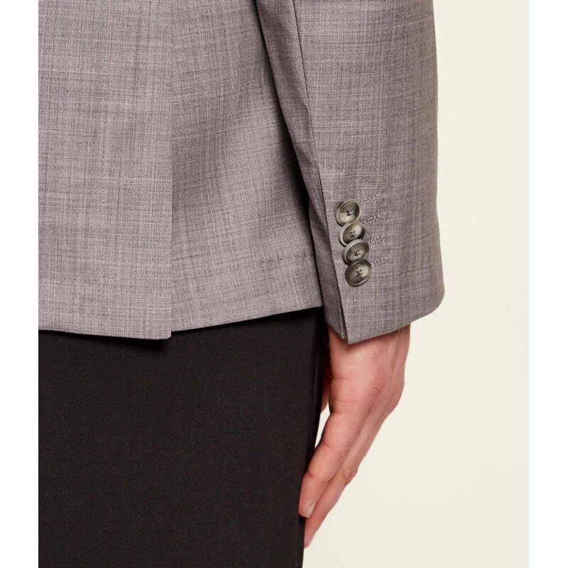 BOSS BLACK Vlněná sako P-Hanry-WG-262 | Slim Fit