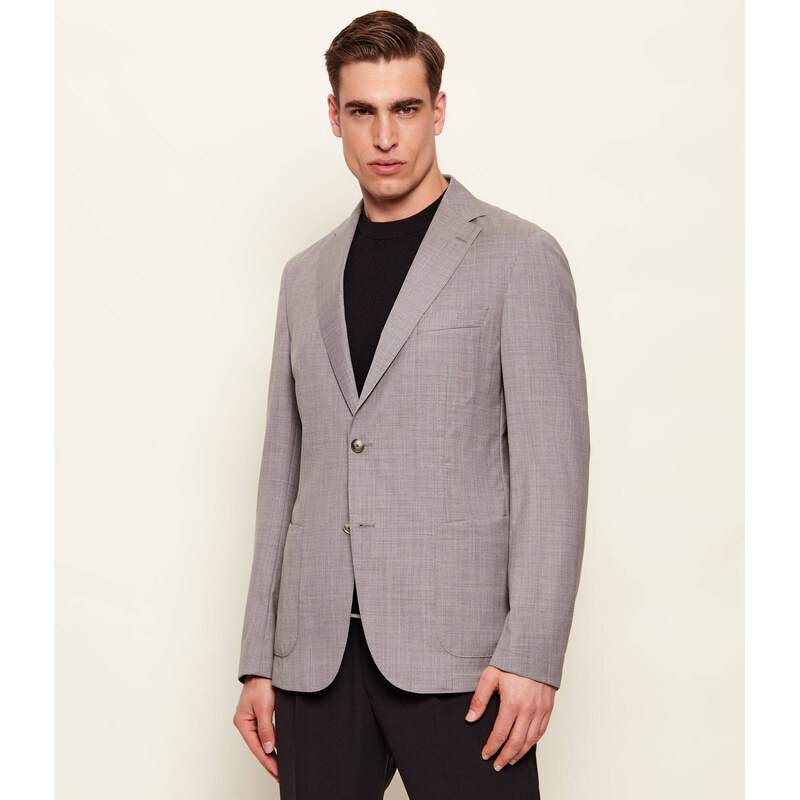 BOSS BLACK Vlněná sako P-Hanry-WG-262 | Slim Fit