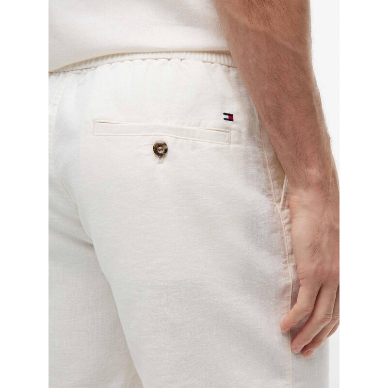 Tommy Hilfiger Lněné šortky chino DOVER | regular fit