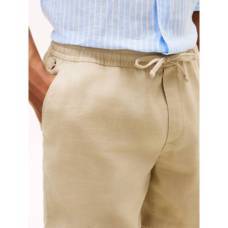 Tommy Hilfiger Lněné šortky chino DOVER | regular fit