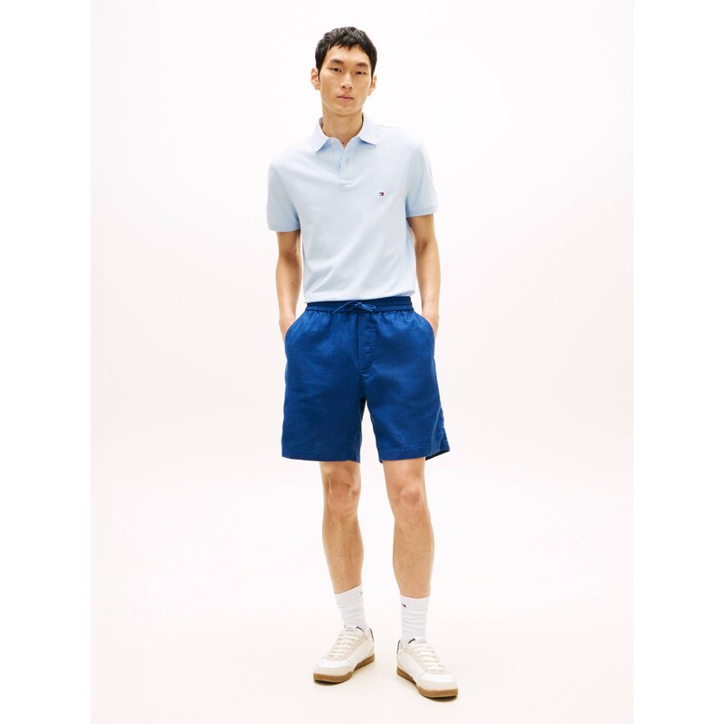Tommy Hilfiger Lněné šortky chino DOVER | regular fit