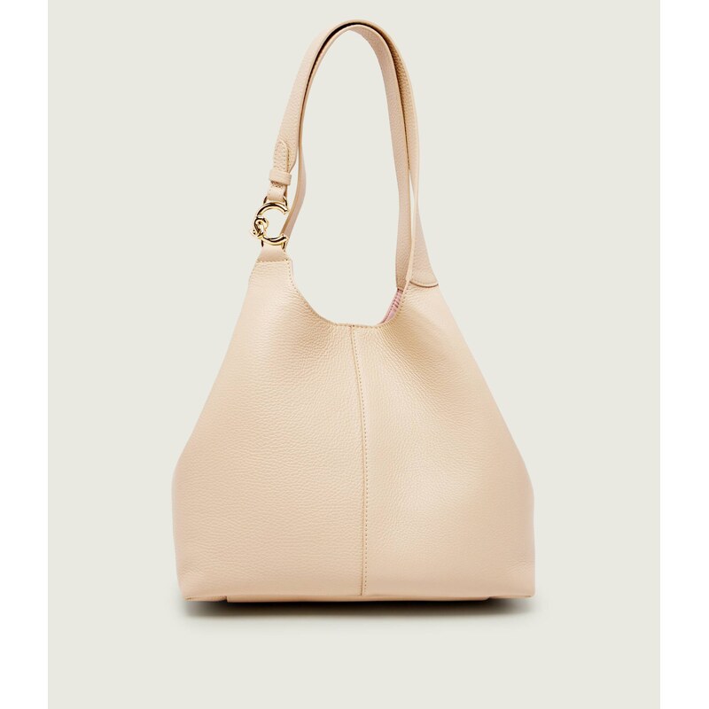 Coccinelle Kožená kabelka shopper + váček Coccinelle C-Easy