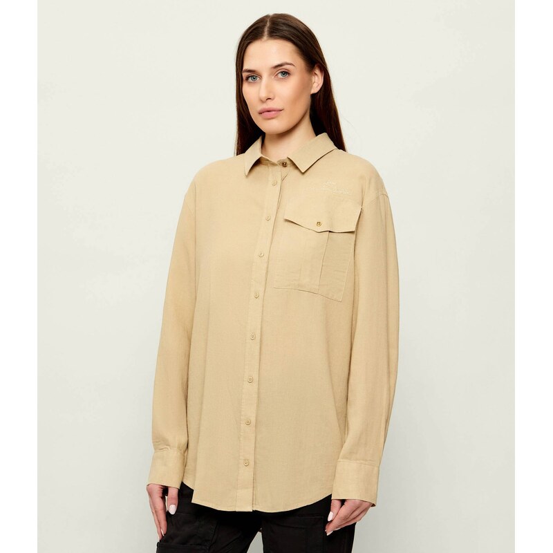 Aeronautica Militare Lněná košile | Loose fit 114406880