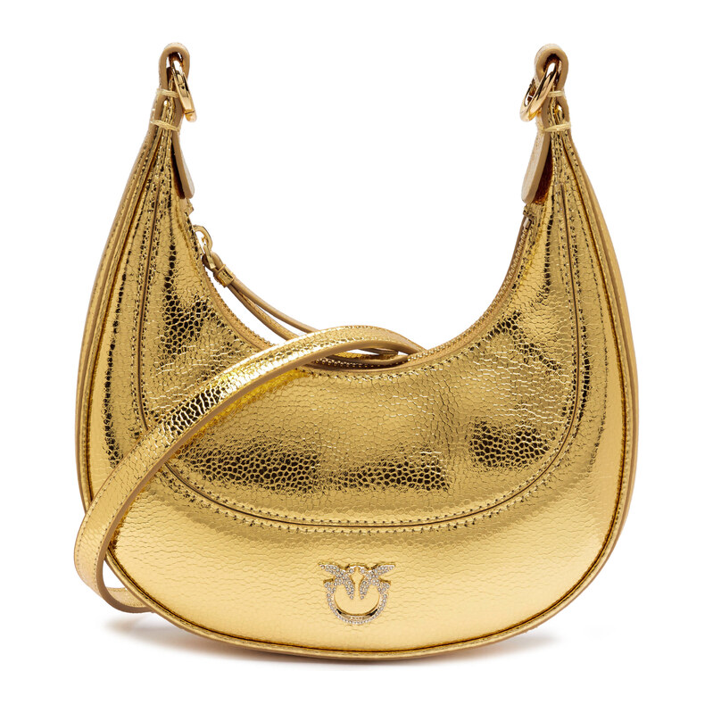 Pinko Kožené hobo kabelka BRIOCHE MINI