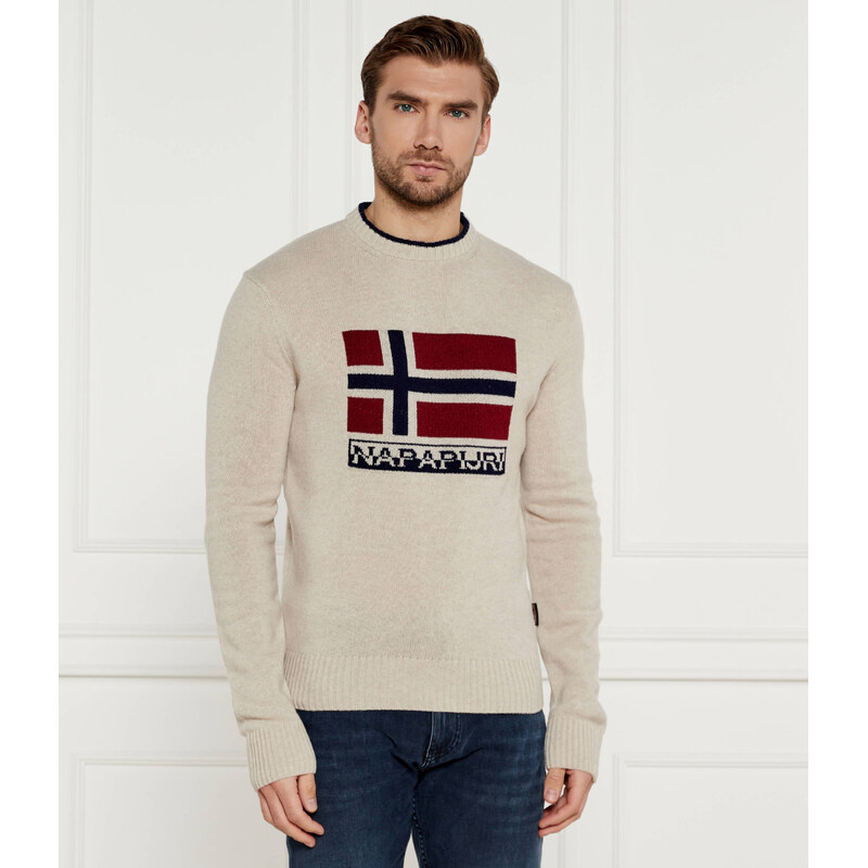 Napapijri Vlněný svetr D-Silvretta | Regular Fit