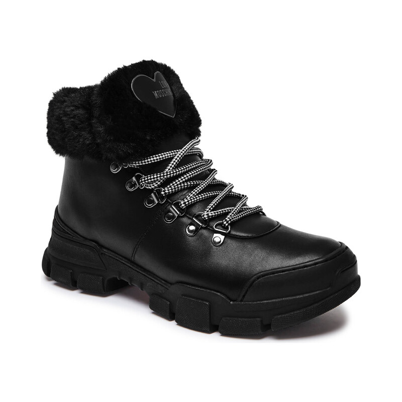 Love Moschino Kožené pohorky | shearling 100726934