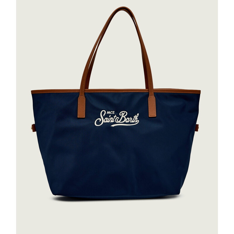 ST.Barth Kabelka shopper CITY s přídavkem kůže