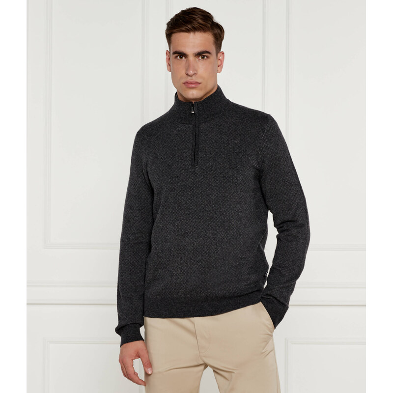 BOSS BLACK Vlněný rolák H-Eltorino | Regular Fit