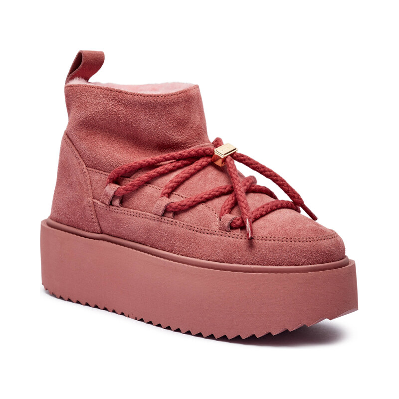 INUIKII Sněhule CLASSIC LOW PLATFORM | semiš
