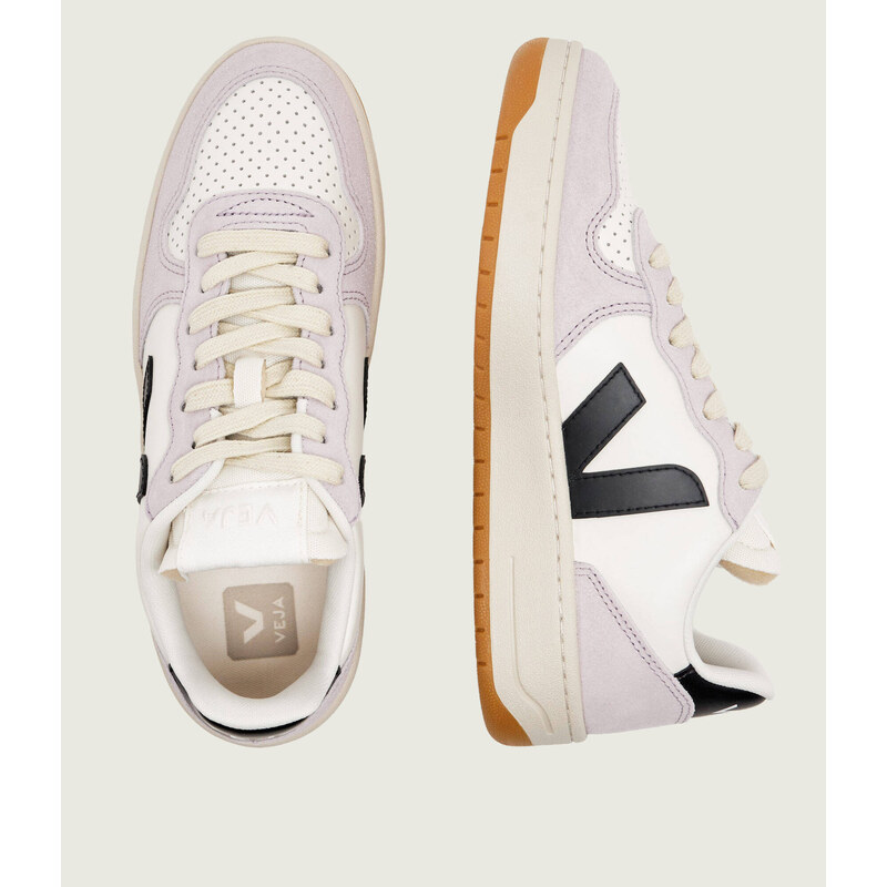 VEJA Tenisky V-10 s přídavkem kůže
