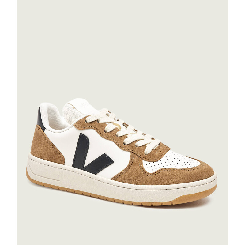 VEJA Tenisky V-10 s přídavkem kůže 114406947