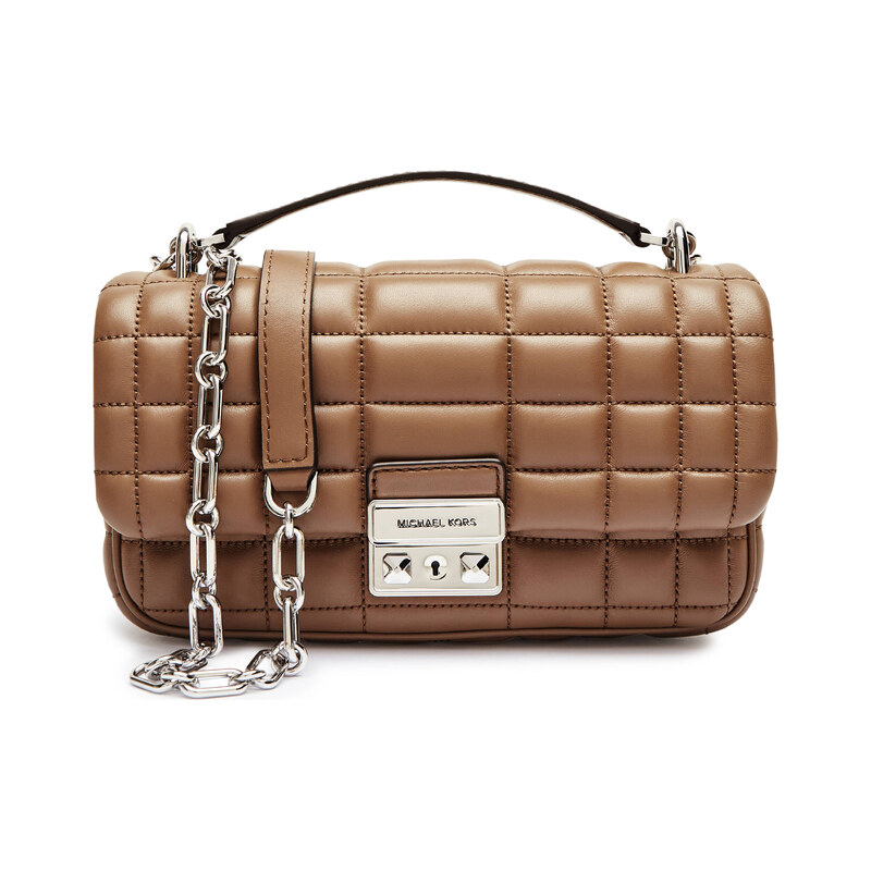 Michael Kors Kůžoná kabelka na rameno Tribecca