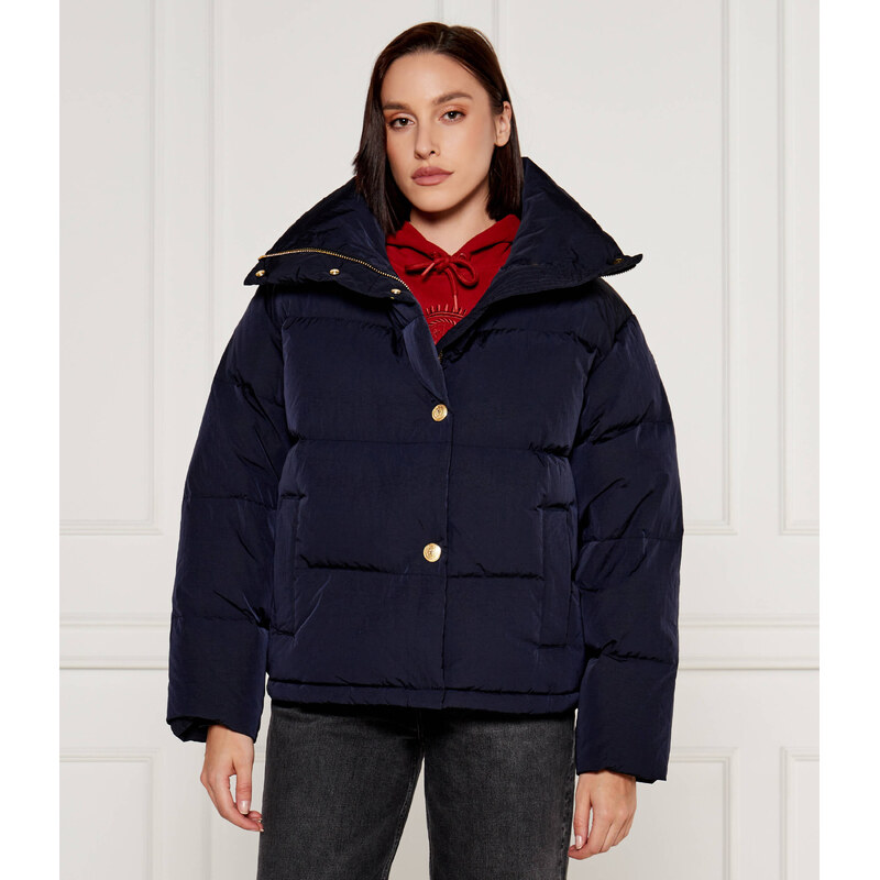 Tommy Hilfiger Péřová bunda GOLD BUTTON | Oversize fit