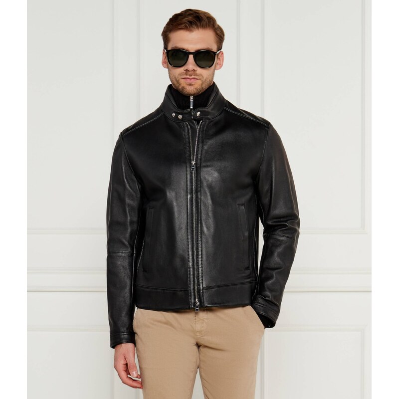 BOSS BLACK Kůžoná bunda H-Mansell2 | Regular Fit