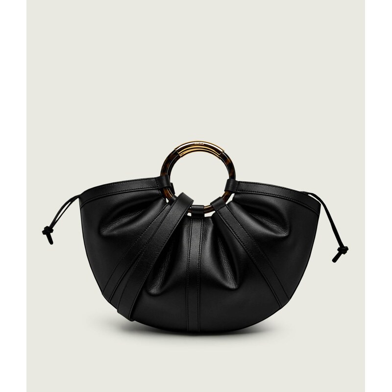 Coccinelle Kožená kabelka shopper + váček Coccinelle Shell