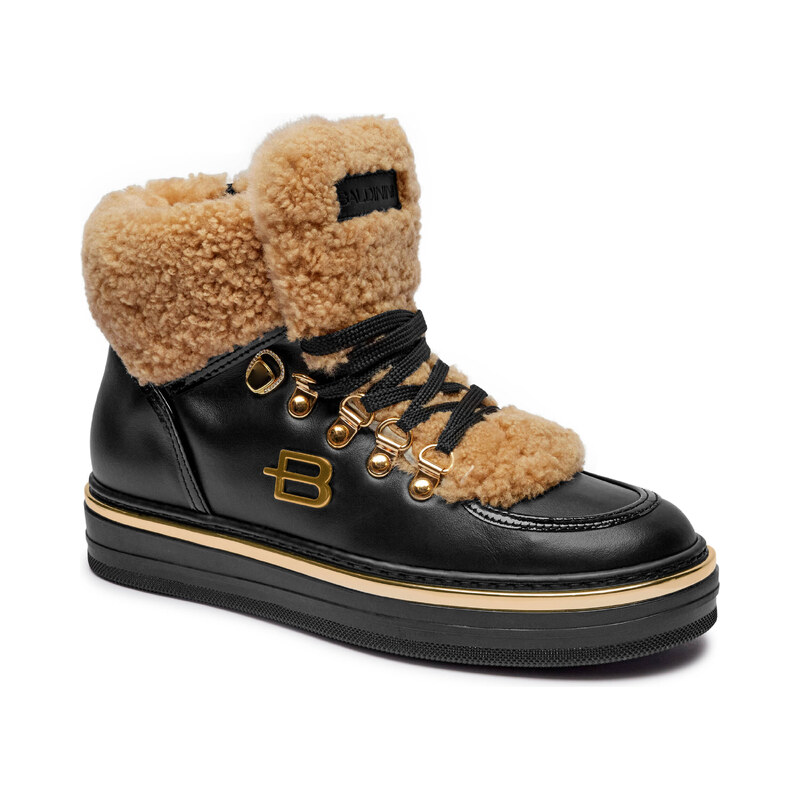 Baldinini Kožené tenisky | shearling 103284931